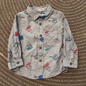 Cat & Jack Button Down